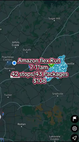 Come with me to get this breakfast money! I wish all routes was like this!! Easy money! #amazonflexdelivery #amazonflex #amazonflexdriver #amazondelivery #amazonflexatlanta 