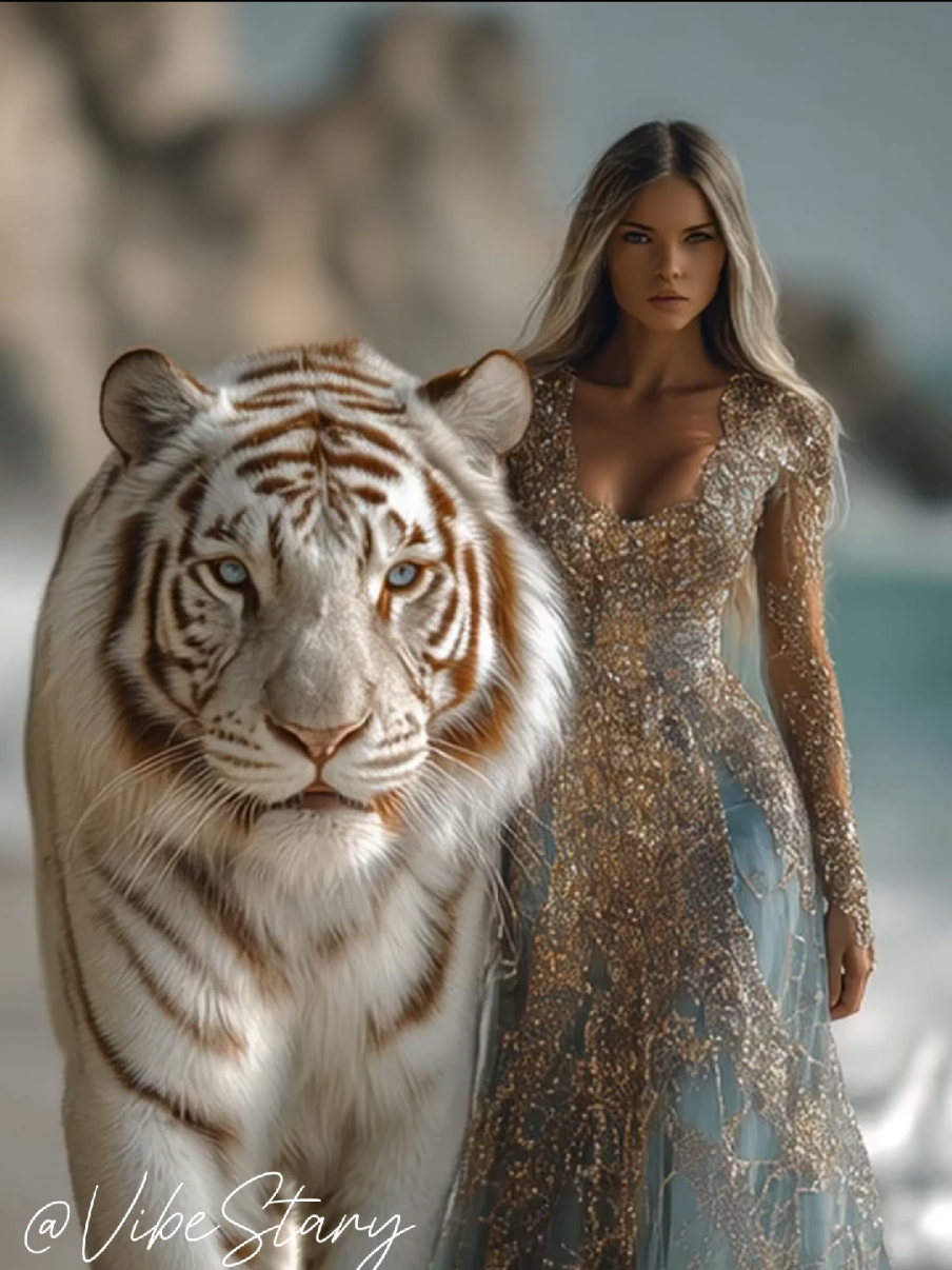 Walk with grace, roar with power 🐅✨   #strength #confidence #innerpower #viralvideo #motivation 