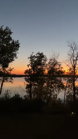 Sunset time at the Lake. Nice to be back home in Manitoba. #sunset #Home #manitoba #lakelife 