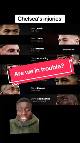 Are Chelsea already in trouble as the injury list increases? #chelseafc #chelseafans #colepalmer #PremierLeague #footballtiktok 