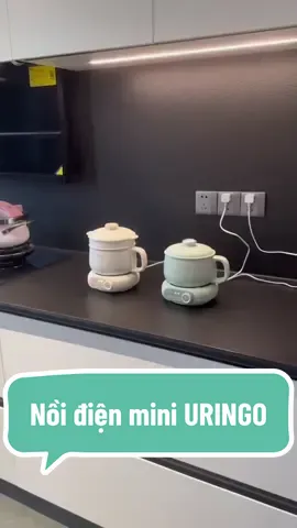 Nồi điện mini URINGO – nhỏ gọn, đa năng, nấu gì cũng tiện #noidienmini #xuhuong #fyp #dogiadung 