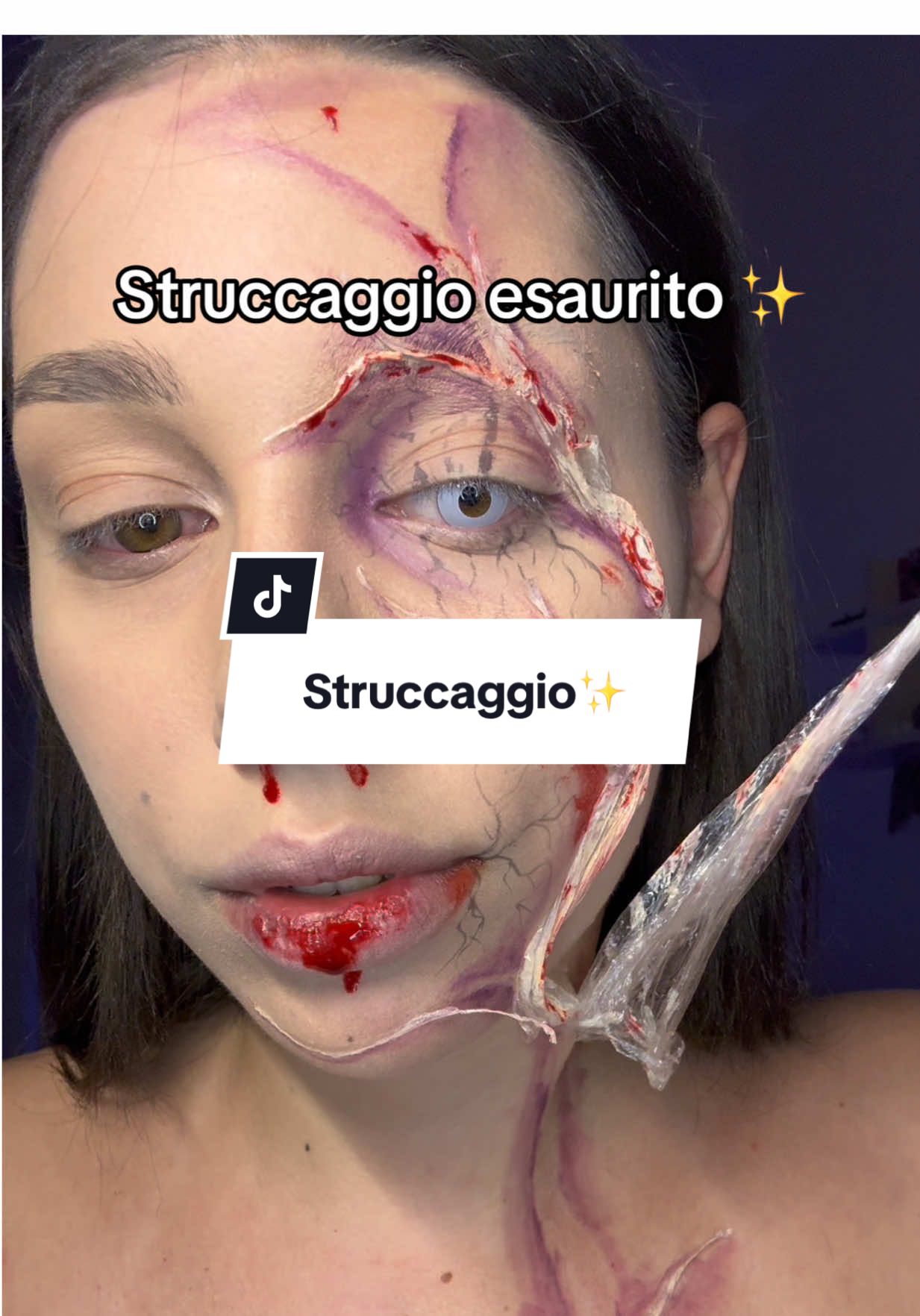 L’ho editato di notte, si vede 💗🫠 struccaggioooo #removal #makeupremoval #sfxmakeupremoval #sfxmakeup 