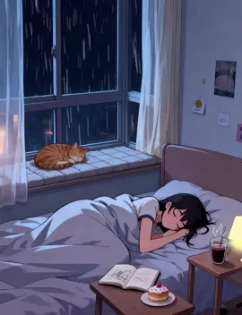 Together we dream with the rain 🌧️🐈💭 #asmr #rainsoundsforsleeping #rainsound #relaxing #healingmusic #healingtrauma #relaxwithme2025 