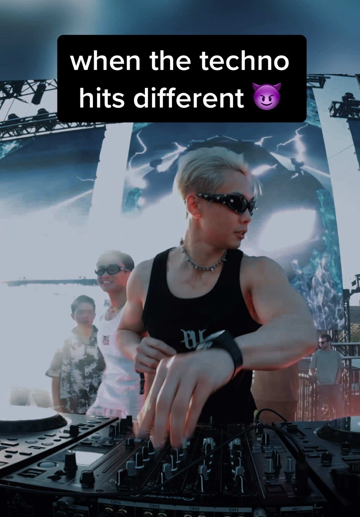 WHO’S GOT TECHNO ON THEIR 🧠 THIS WEEKEND?  KAOHSIUNG tmrw 9/26 BADDIELAND KL next fri 10/3 #techno #hardtechno #rave #ravetok #baddieup @Nadia Kelly 