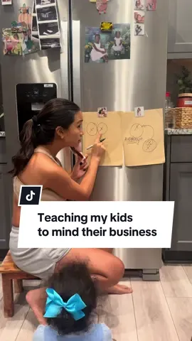 TY @Jasmine J for inspiring me to teach my kids a valuable lesson today 🙌🏽 #mindyourbusiness 