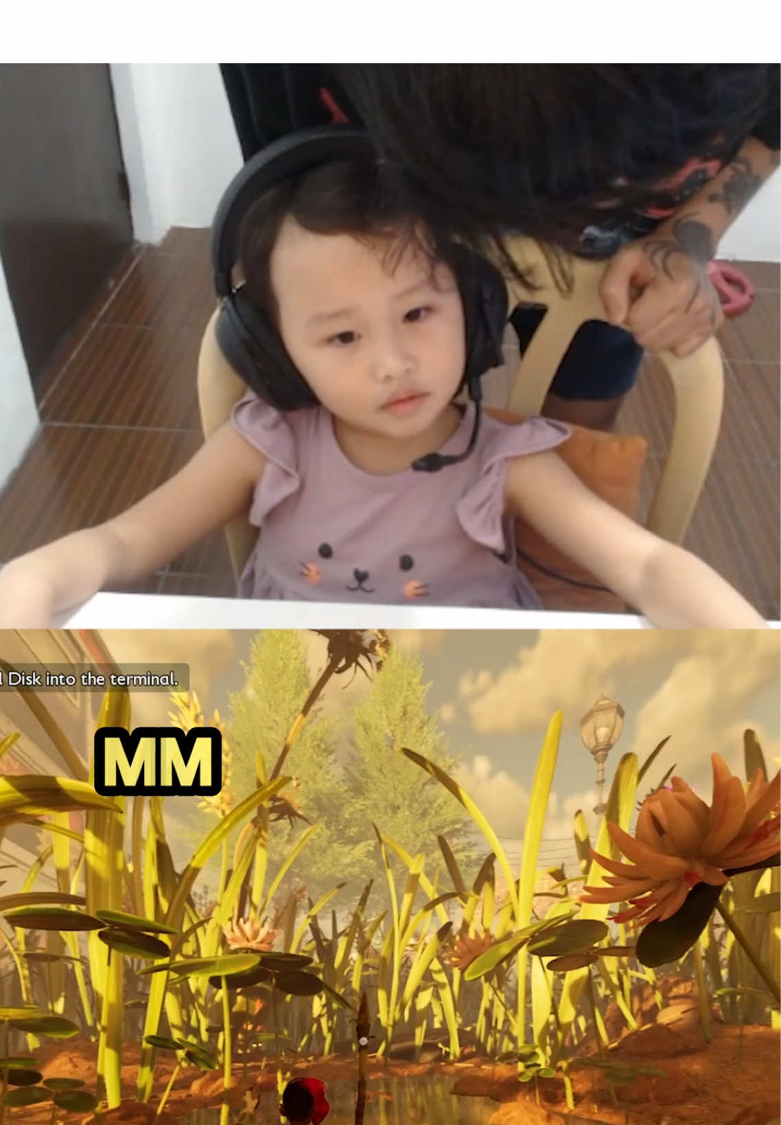 Replying to @ianne eto reason bat nawala. kasi ayaw na daw niya makipag laro sa daddy niya. mommy na lang hahaha #gaming 