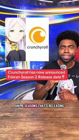 Frieren Season 2 release date is here🍿 #frieren #anime #animetiktok 