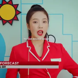 i would never shut up if i had a voice like that #redvelvet #joy #reveluv