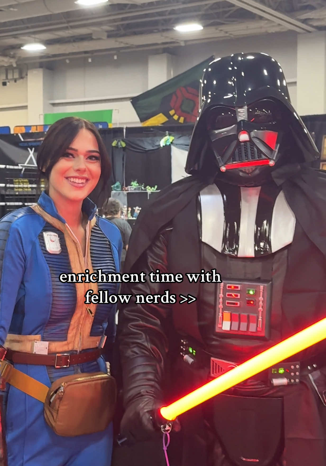 Took my lifelong best friend to her first con 🥹 we had a blast ( no pun intended ) #fanx #fanxsaltlakecity #comiccon #comicconvention #falloutcosplay @FanX Comic Conventions @Prime Video 