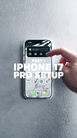iPhone 17 Pro Setup PT 1 #ios26 #ios26features #iphone17 #iphone17pro #iphonetipsandtricks 