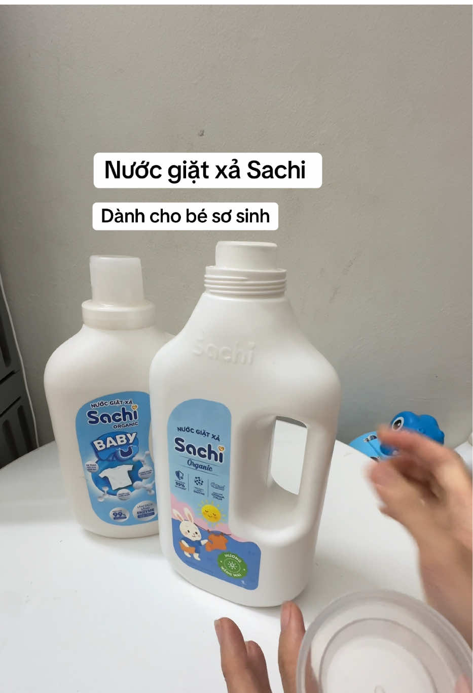 Nước giặt xả cho bé từ sơ sinh #sachi#nuocgiatsachi#nuocgiatxasachi #megaushop22 #mevabesosinh 