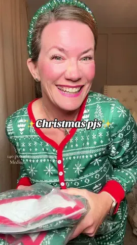 It’s family Christmas pajama time!! These are super cute and on sale right now! #christmaspajamas #matchingpjs #christmaspjs #momsover30 