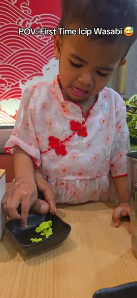 Begitu di hidangkan excited sama warnanya, eh pas di cicip shick shack shock 😂 #wasabi #wasabichallenge #komedi #ngakak #fypシ゚ 