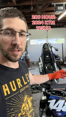 200 hrs on a 2024 KTM 125 XC