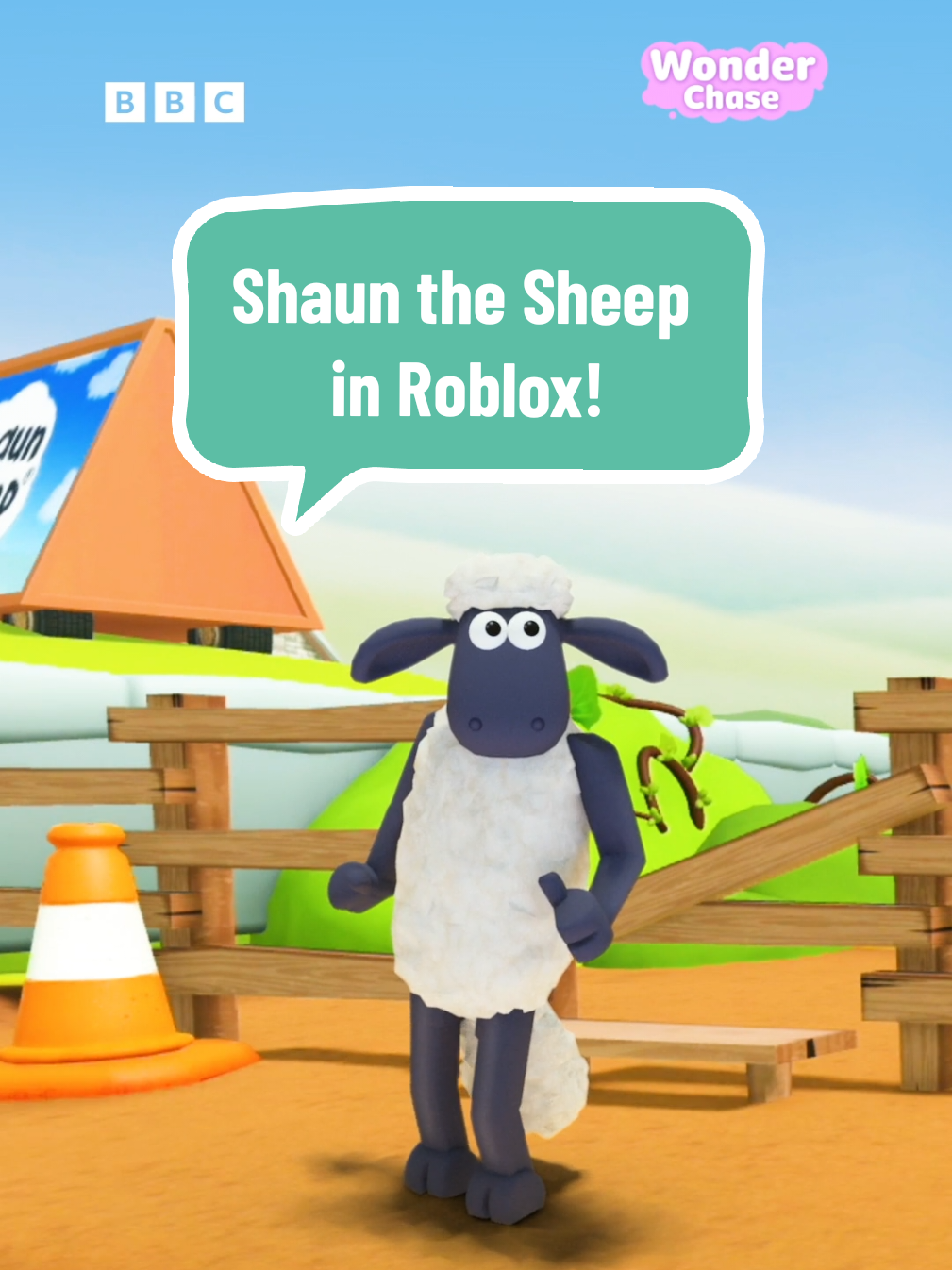Shaun is causing chaos in BBC Wonder Chase! 🐑 The #ShaunTheSheep obby is available right now in BBC Wonder Chase 🎮 #Roblox #WonderChase  #RobloxWonderChase #Gaming 