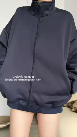 Áo khoác nỉ không xù #fyp #xh #trending #review 