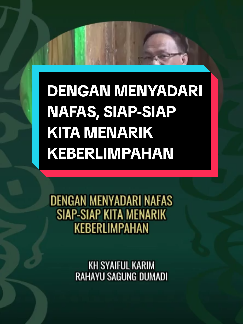 Dengan menyadari nafas, Siap-siap kita menarik keberlimpahan #khsyaifulkharim #hakekatmakrifat #kajianspiritual #ilmukesadaran #ilmutasawuf 