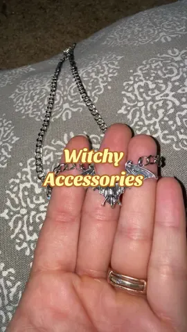 POV: you needed one accessory to unlock your witchy character costume 🖤🦇 #spookyseason #Y2KAesthetic #WitchyStyle #jewelryobsessed #OOTD