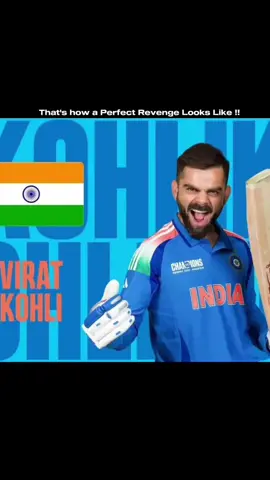 Perfect Revenge !! ☠️ .. #fypp #viratkohli #indvsaus #1millionaudition #championstrophy2025 