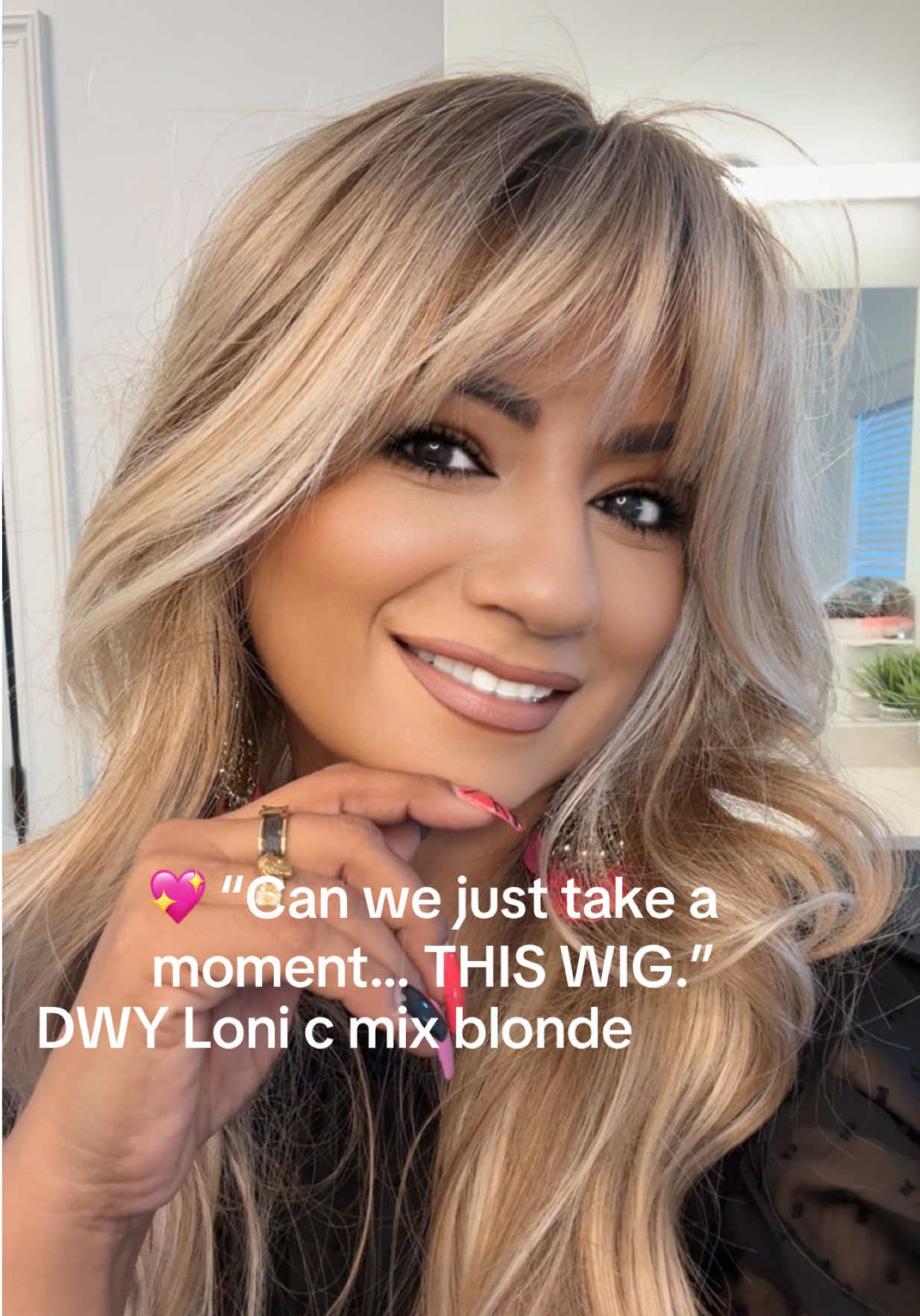 Transform your look instantly with the Loni C-DWY New Arrival 24-Inch Long Wave Wig 💕  mix blonde, soft waves, and natural bangs—all glueless, all effortless. A must-have for women who love style, volume, and confidence in one wig.@DWY WIGS OFFICIAL #wig #wiginfluencer #wigtok #dwy #wighair 
