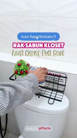 Nggak Ada Alasan Lagi Kamar Mandimu Berantakan Lagi ‼️ . #raktoilet #raksabunkloset #rakkloset #rakkamarmandi #rakkamarmandiminimalis 