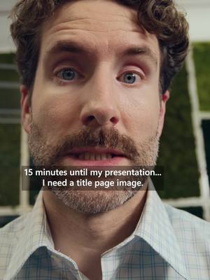 Imagine it. Type it. Create it. Microsoft 365 Copilot helps generate images for your presentations.