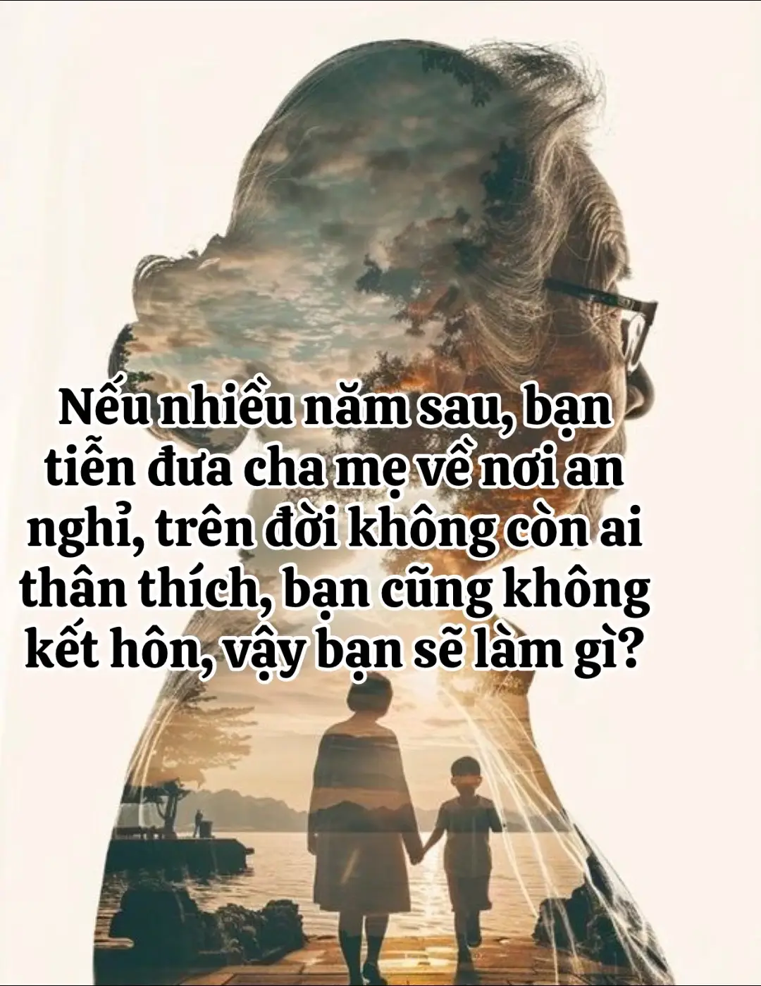 Có một bình luận thế này: Ngồi trước cửa nhà, Đợi cha mẹ đến đón mình, Giống như lúc còn nhỏ vậy. Phải rồi, xoay vần nửa đời người mới ngộ ra: Trên thế gian này, người quan tâm bạn, cũng là người mà bạn quan tâm – chỉ có vài người thôi. Mà cha mẹ là người duy nhất mà bạn đáp đến ít nhất, nhưng lại yêu thương bạn nhiều nhất. Sự tồn tại của cha mẹ, không phải đem đến cho bạn một cuộc sống sung túc đầy đủ. Mà là khi bạn nghĩ đến họ, trái tim bạn sẽ được tiếp thêm sức mạnh, cảm nhận được sự ấm áp để từ đó có thêm dũng khí và nghị lực để vượt qua khó khăn. Khi còn nhỏ, nhà là nơi có cha mẹ. Lớn lên rồi, cha mẹ chính là nhà. Lúc bé ta không hiểu, tại sao cha mẹ có thể dậy sớm đến vậy. Lớn rồi mới thấu, thứ đánh thức họ không phải đồng hồ báo thức, mà là trách nhiệm cuộc đời. Làm gì có năm tháng bình yên, chẳng qua là có người gánh vác thay bạn mà thôi. Nhưng thời gian tàn nhẫn. Một ngày kia khi hai đấng sinh thành ra đi, thế gian này sẽ chẳng còn ai thật lòng thương bạn vô điều kiện. Chẳng còn ai hỏi han bạn có sống tốt không? Vui hay buồn? Làm có mệt không? Béo lên hay gầy đi rồi? Cũng chẳng còn ai nhẫn nhịn tính xấu của bạn, bao dung khuyết điểm của bạn nữa. Rồi đến một khoảnh khắc, bất chợt thấy bộ quần áo họ từng mặc, món đồ họ từng dùng… mũi bạn cay cay, nước mắt tuôn trào, nhớ về từng kỷ ức nho nhỏ còn họ trên đời. Lúc ấy, bạn mới thấm thía: có một nỗi đau gọi là TRÊN ĐỜI KHÔNG CÒN CHA MẸ NỮA. Các bạn ạ: CÂY MUỐN LẶNG MÀ GIÓ CHẲNG NGỪNG. CON MUỐN HIẾU THUẬN MÀ CHA MẸ CHẲNG CÒN. Chính là tiếc nuối lớn nhất của đời người. Vậy nên, Hãy hiếu thảo khi còn có thể. Cha mẹ còn, cuộc đời vẫn còn chốn để quay về. Cha mẹ mất, cuộc sống chỉ còn những bước cô đơn. Hãy trân quý khoảnh khắc hiện tại về nhà còn được gọi “BA MẸ ƠI” và có người trả lời. Dù bạn bao nhiêu tuổi, bạn vẫn là một đứa trẻ hạnh phúc. --- Xin thường niệm A Di Đà Phật và hồi hướng cho cha mẹ. Nguyện cho tất cả chúng sinh đều sớm về Tây Phương Cực Lạc Quốc 🌸📿🙏 Nguyện cho tất cả chúng sinh kiếp nào cũng được sống trong chánh Pháp 🌸📿🙏 Tôi nguyện sớm thành Phật độ thoát, cứu vớt tất cả chúng sinh 🌸📿🙏 Tôi nguyện sớm thành đệ tử suất chúng của Phật Di Lặc 🌸📿🙏 Tôi nguyện đi theo Pháp của Phật đời đời kiếp kiếp không bao giờ thay đổi 🌸📿🙏 Nguyện cho những ai thấy con đều sanh lòng hoan hỷ 🌸🙏 Tôi xin nguyện lấy tất cả thành công và vui vẻ của chúng sanh làm hạnh phúc cho chính mình ❤️ Nam mô A Di Đà Phật #a#adidaphat#phatphapnhiemmau #nguoikechuyen  #phatgiao #xuhuong 