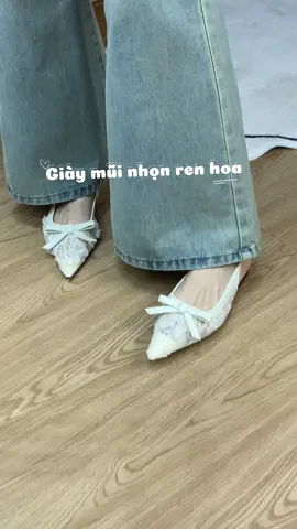 Giày mũi nhọn đi chơi, đi tiệc xinh #giaynu #giaybupbe #giaydep #giay 