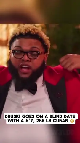 Druski’s face when he sees his 6’7, 285lb Cuban blind date 🤣 #druski #druskiblinddate #blinddate #fyp #funny 