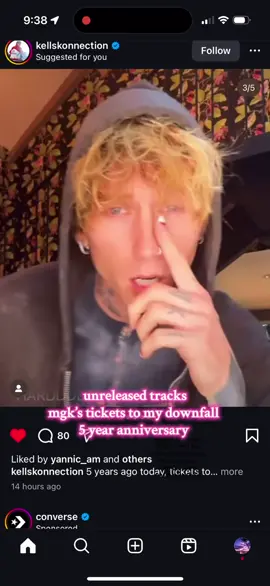 the album we didn’t know we needed @mgk #newmusic #mgk #lostamericana #poppunk #tour 