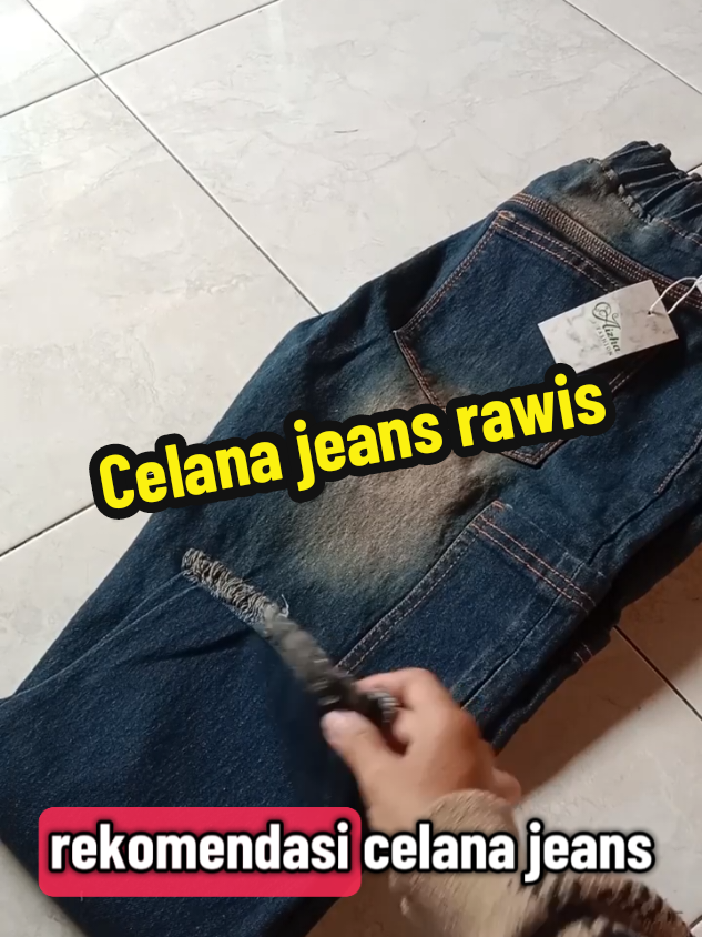 ternyata sebagus ini #jeansrawis #celanajeanswanita #aizhafashion 
