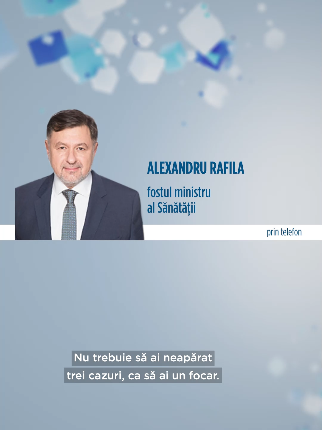 Fostul ministrul al Sănătății a vorbit, în direct la Euronews România, despre cazul celor șase copii care au murit, infectați cu o bacterie, la Spitalul „Sfânta Maria” din Iași. Alexandru Rafila a spus că nu trebuie să fie trei cazuri ca să fie con siderat un focar și că alerta trebuia să fie făcută chiar de la primul caz. De asemenea, acesta a spus că toate aceste infecții trebuie monitorizate foarte serios. #stiri #stiritiktok #euronews #stirilecareconteaza #fyp #iasi #focar #infectii #spital