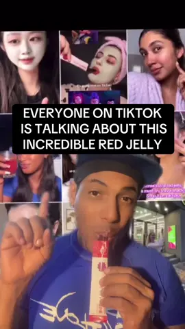 If you've tried this red gelatin, tell me what you think in the comments! Foodology is trending. Don't miss it! Visit TikTok Shop @FOODOLOGY US #kmukbangroutine #Redjellystick #ColeologyTeaPro