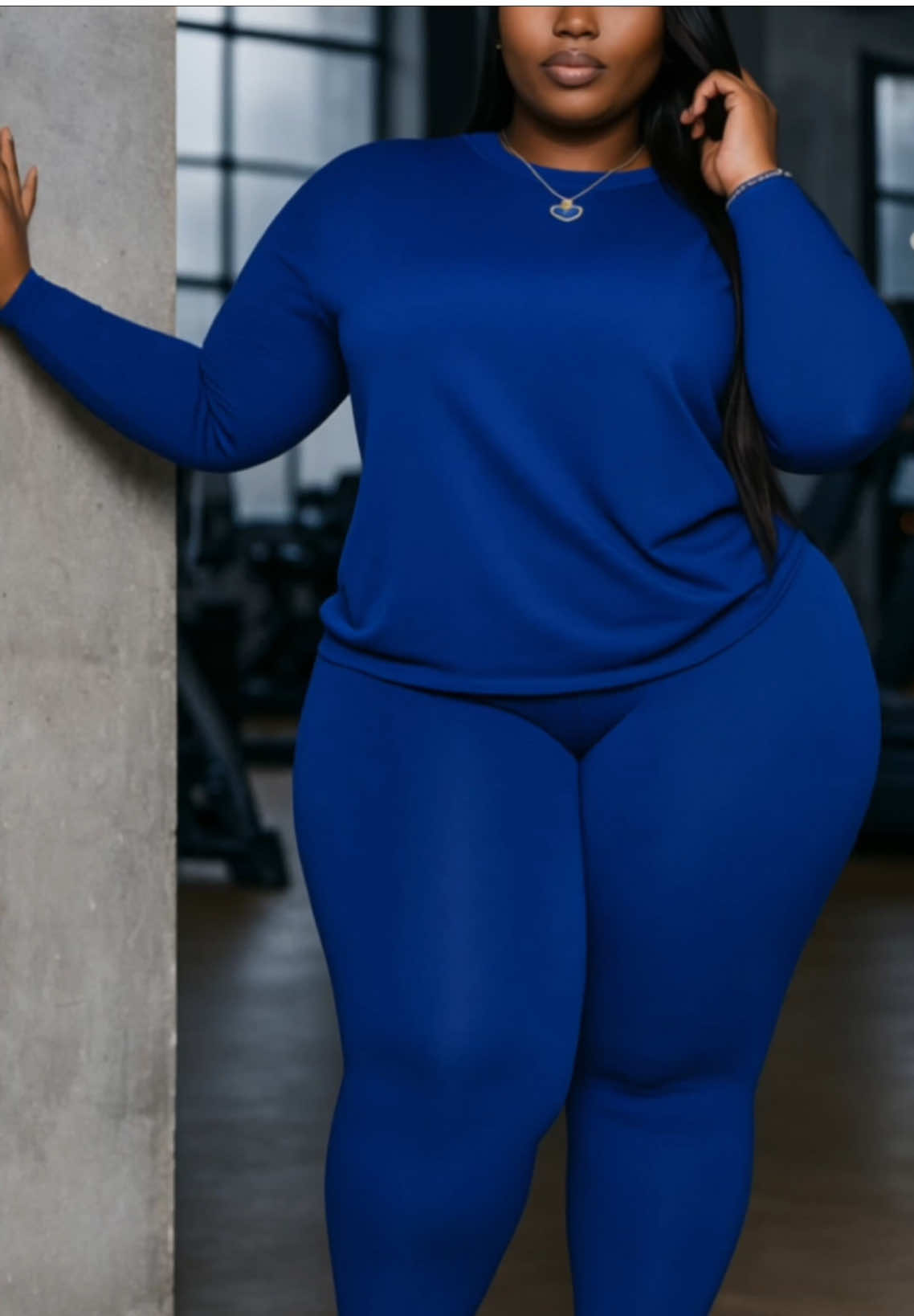 Plus-size women’s style #set #lady #fyp #OOTD #spotlightfinds 