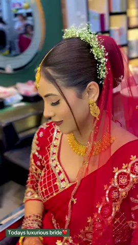 Today’s our stunning bride shansa being ready for her precious day ❤️ 2nd bride of the day 🩷 huge congratulations for your new part of life👩‍❤️‍👨🫶🏻(2082-6-10) #bridalmakeup #susmasbeautyacademy♥️ #viral #viral #hetaudakantirajpathpradhancomplex 