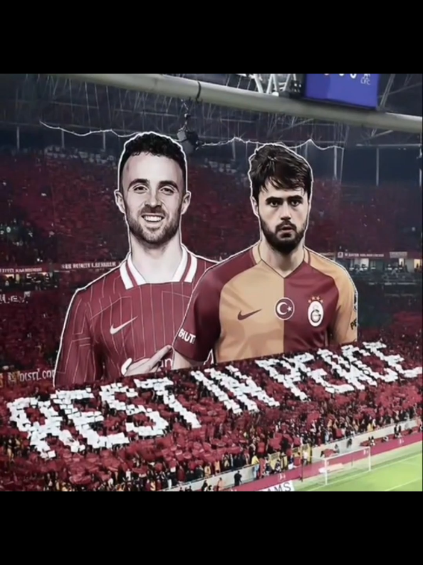 We missed you so much🕊️ Gala fans Jota choreography before the match in Istanbul  Respect🤝🏻 #Liverpool #Jota #galatasaray #ucl 