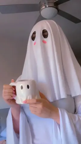 Just a ghost with a ghost cup 