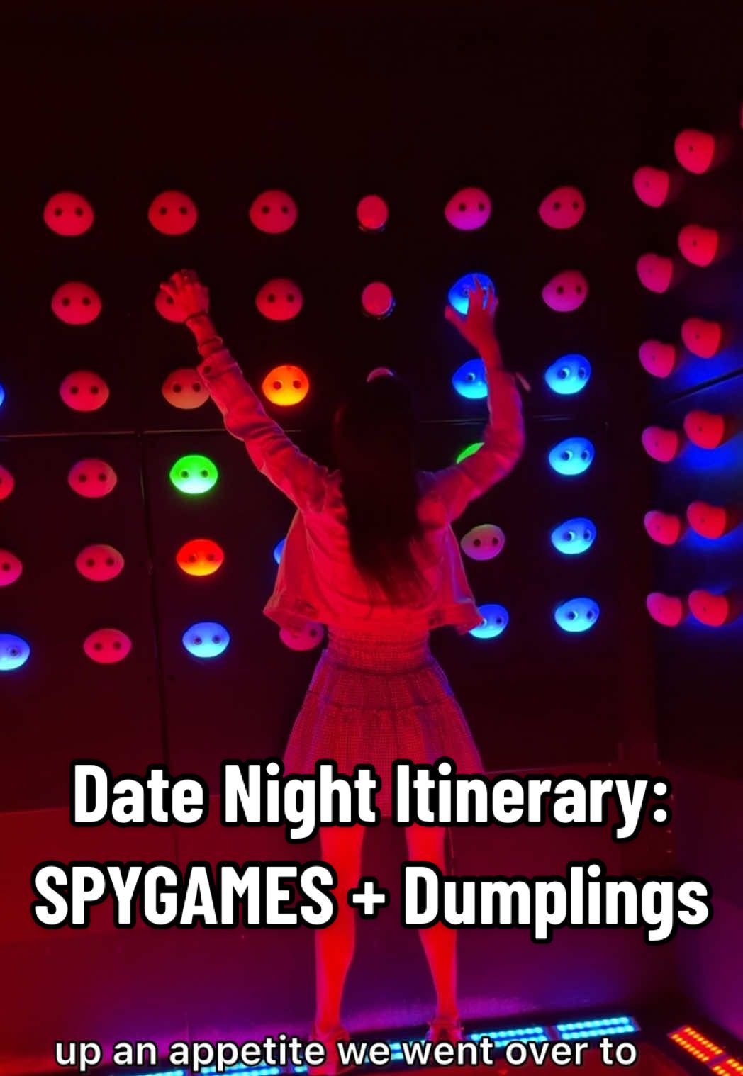 Your next date night itinerary: @SPYGAMES + dumplings (preferably, from Din Tai Fung which is just a 7 minute walk away!) #SpygamesPartner   SPYGAMES is an interactive and immersive experience where you and your date or group will work your way through 10 different game rooms that will test your physical and mental powers.    It’s a fun ice breaker that will keep you laughing and bring out your competitive side.    If you’re looking for an out-of-the-box, stimulating activity for your next date night with your significant other, friends, or the kids in your life, this is it!