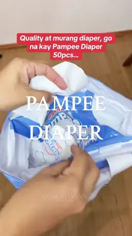 affordable diaper at quality pwedeng pang overnight, pampee diaper 50pcs #pampeediaper #pampee #diaper #tiktokshop #creatorsearchinsights 