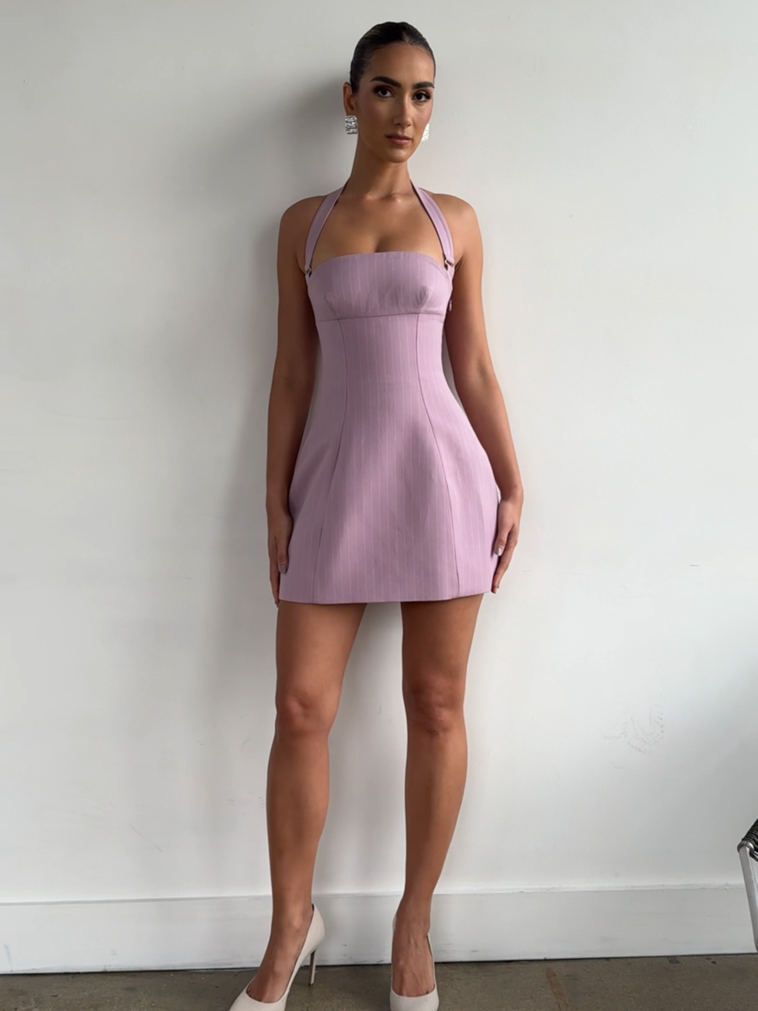 Obsessed with 'Odessa' - a mini with true elevated minimalism, shop online now 💕 #ohpolly #ohpollydress #minidress #structureddress #tailoring #OOTD #fashioninspo #girlythings