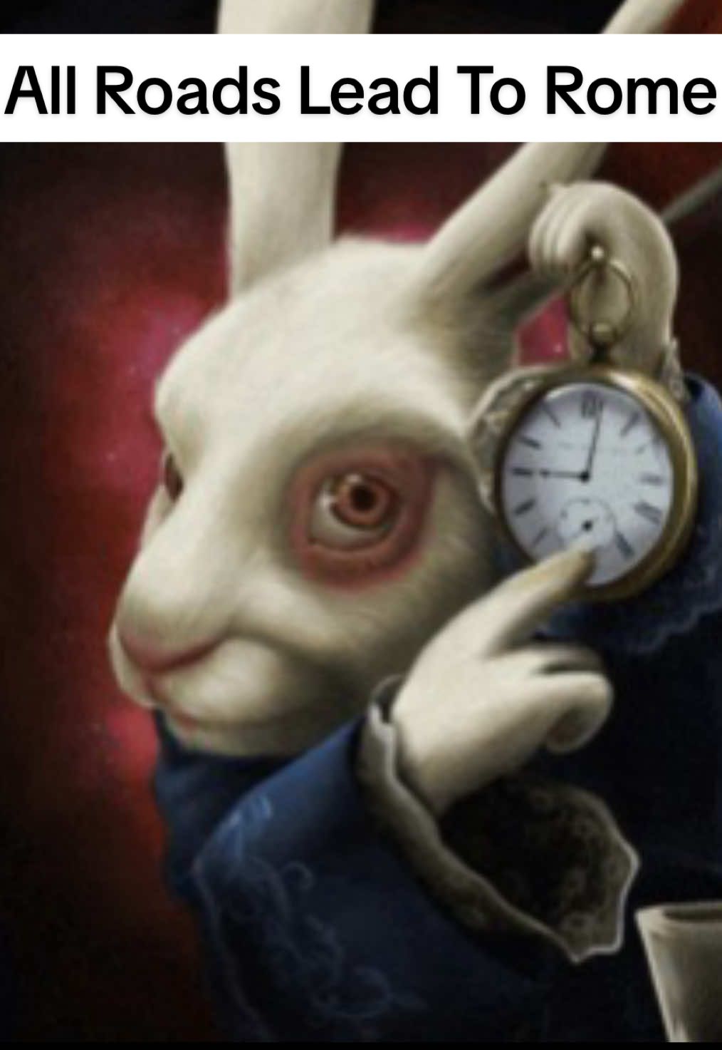 Time doesn’t determine your fate or Destiny. #aliceinwonderland #allroadsleadtorome #trend #relatable #streamer 