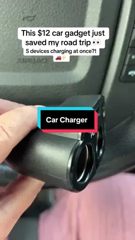 Family trip = no more fighting over chargers 🙌 #phonecharger #carcharger #caraccessories #charger #roadtrip 