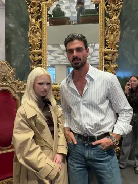 I asked Michele to serve face on camera hahah