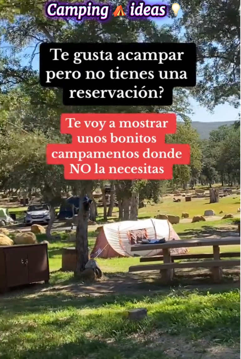 Oak Flat Campground . Castaic, California. Camping ideas.   First come first served.   #viajando_ala_naturaleza #campground #camping #campingideas #oakflatcampground 