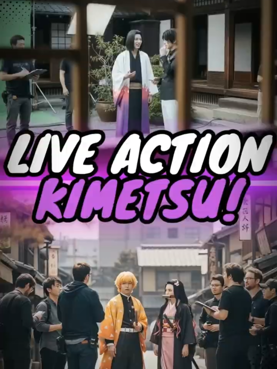 LIVE ACTION DE DEMON SLAYER NA NETFLIX?! 😱👹 | Demon Slayer #demonslayer #anime #otaku #kimetsunoyaiba #kny 