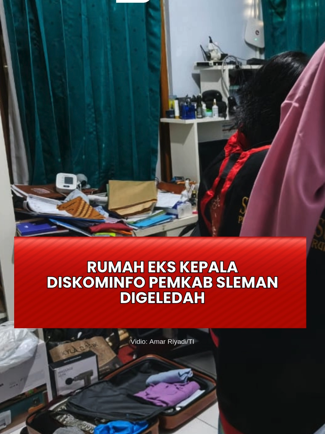 Rumah Eks Kepala Diskominfo Pemkab Sleman Digeledah #korupsi #fyp #diskominfo #sleman
