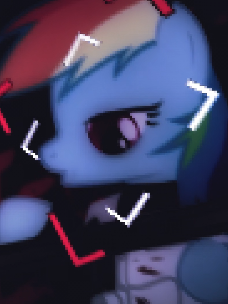 made my own pixel version of OBVIOUSLY mlp rainbow factory edit and new watermark !!😻 tell me if yall like it II animation and stuff ain't mine, creds go to YouTube: @danzeianimation and Dawn Somwhere II insanely good animators✌️🥺 II tags: #fypシ #rainbowfactory #rainbowdash #mlpedit #mlp 