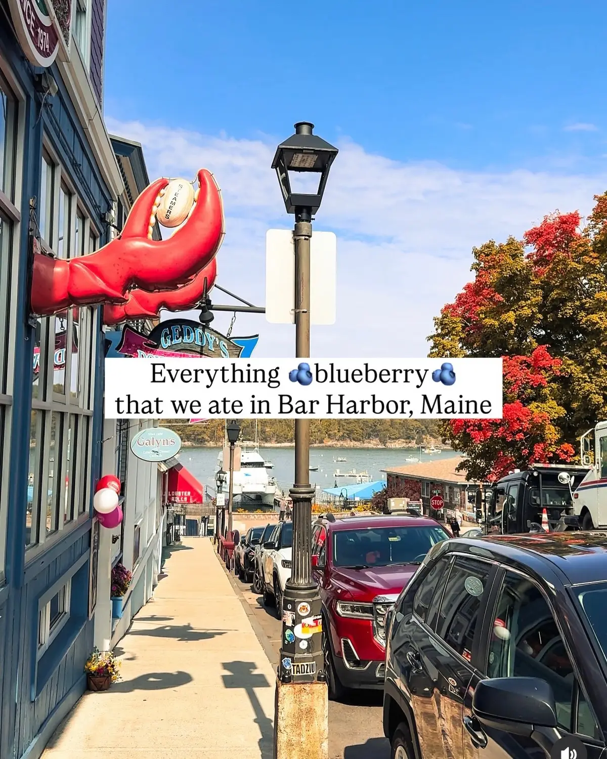 We have been exploring Bar Harbor all week and noticed everywhere had a lot of blueberry flavors… we looked it up and realized it’s a signature product of Maine so we made sure we tried as much blueberry things as we could!💙 Everything blueberry we ate👇🏽 📍Jordan’s Restaurant - Blueberry Pancakes 🥞  📍Stewmans Downtown - Blueberry Beer🍺 + Blueberry Lemonade🍋 📍The Stadium - Blueberry Donut 🍩 + Blueberry Popover🥐 📍Route 66 Restaurant - Blueberry Soda🥤 📍Mount Desert Ice-cream - Blueberry Ice-cream🍦 It was all honestly so good + it was fun getting a little taste of Maine, but our favorites were definitely the Blueberry pancakes!  Send this to someone you want to visit Bar Harbor with🌊🫐 #visitmaine #visitbarharbor #newengland #travel #travelusa