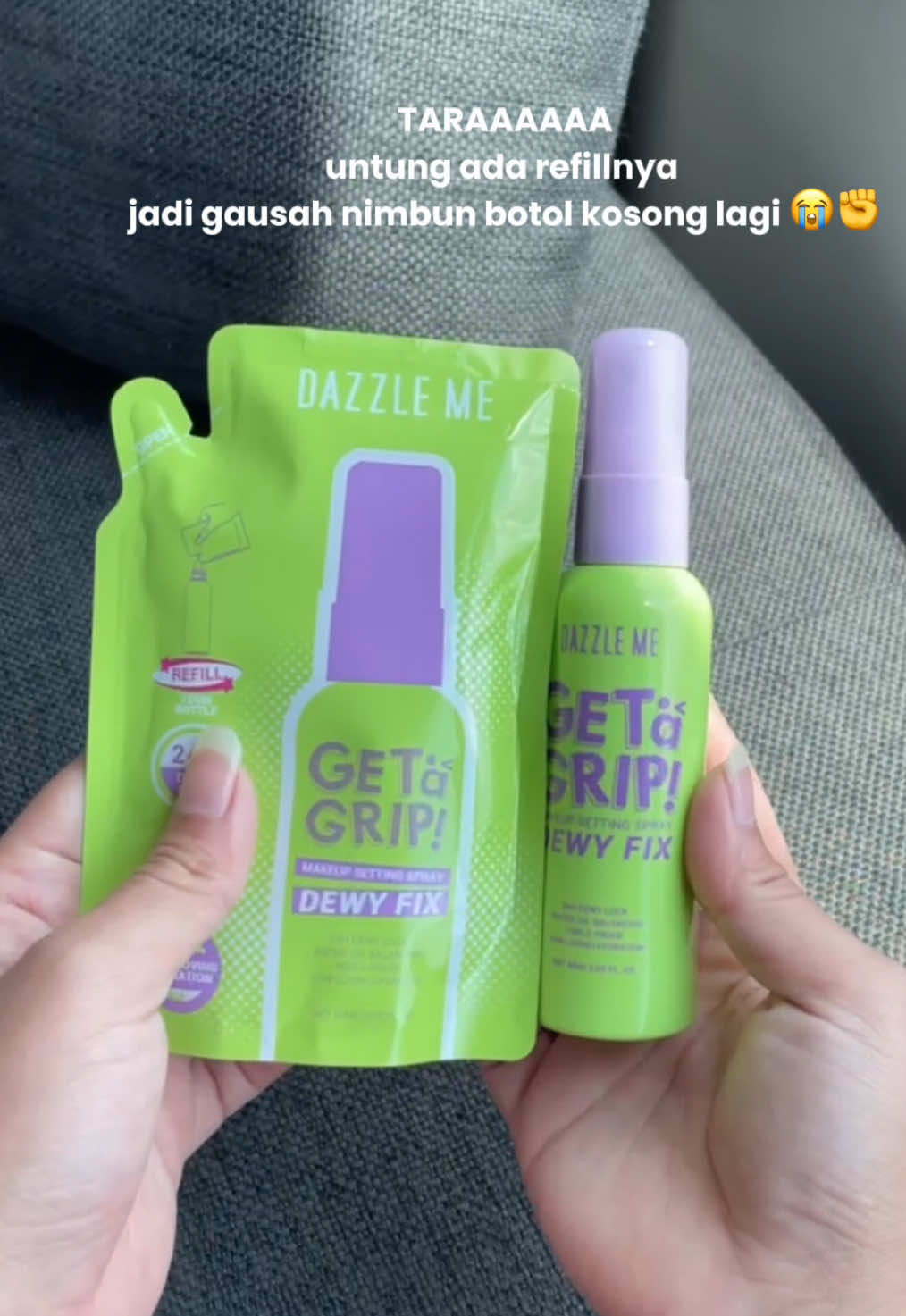 Win win solution kalo lagi travelling dan setting spray kamu habis Jawabannya ✨REFILL SETTING SPRAY✨ #DazzleMeBeauty #DazzleMendonesia #dazzlememakeups #settingspray 