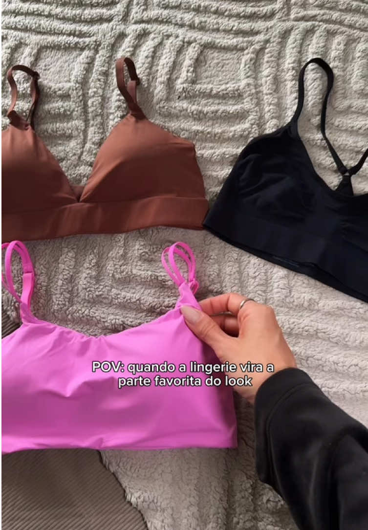 não é apenas uma lingerie, é um outfit inteiro ✨ #look #looklingerie #looktop #marrom #lookmarrom 